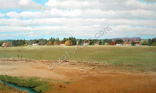 Fields and Meadows, Rural Landscape by Enzo