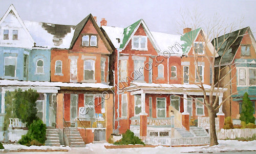 Toronto Side-Street, Cityscape by Enzo